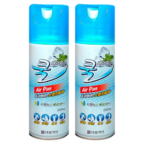 대일제약 쿨 에어파스 200ml (2개)_이미지