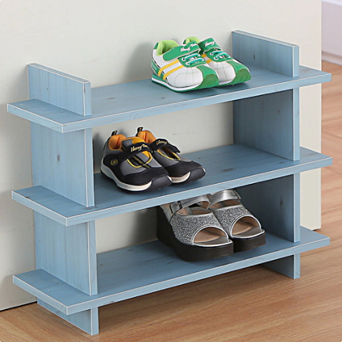 아라마가구 무지개 3단 신발장 (60cm)_이미지