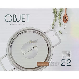 남선홈웨어 러브송 오브제 통4중 스텐 양수냄비 [22cm]