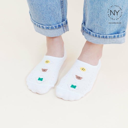 여성 스마일 쁘띠 덧신 CT12 5족