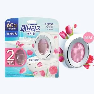 한국피앤지 페브리즈 비치형 화장실용 향긋한 꽃향기 6.3ml (2개)
