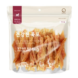 굿데이 건강한 육포 닭가슴살 1kg (1개)_이미지