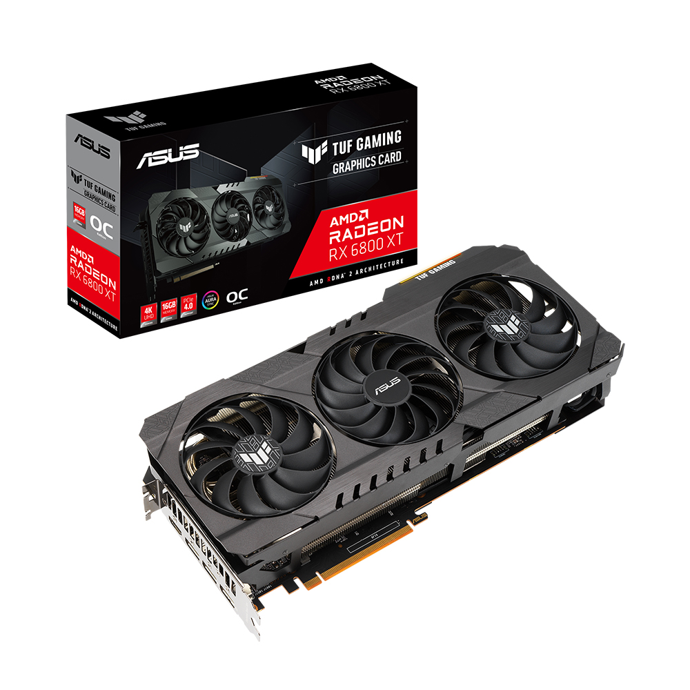 ASUS TUF Gaming 라데온 RX 6800 XT O16G OC D6 16GB