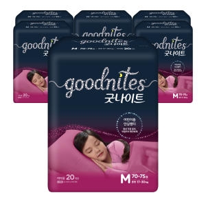 하기스 2021 굿나이트 안심팬티-여아용 (120매)_이미지