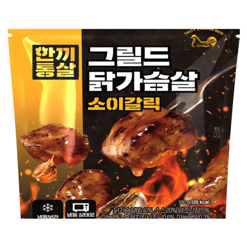 이그니스 한끼통살 그릴드 닭가슴살 소이갈릭 100g (1개)_이미지