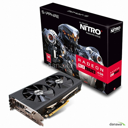 SAPPHIRE 라데온 RX 470 NITRO+ OC D5 4GB Dual-X
