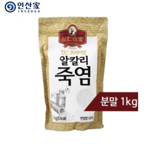 인산가 프리미엄 알칼리 죽염 분말 1kg (2개)_이미지