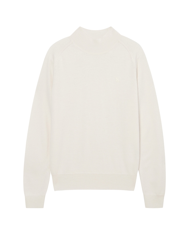 LF 헤지스레이디스 울 모크넥 스웨터 HSSW4D909IV