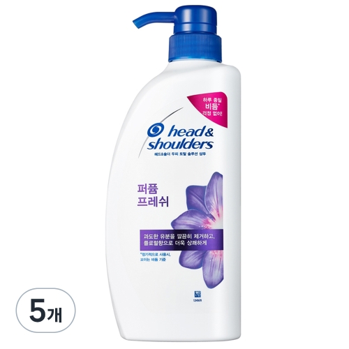 헤드앤숄더 퍼퓸프레쉬 샴푸 750ml (5개)_이미지