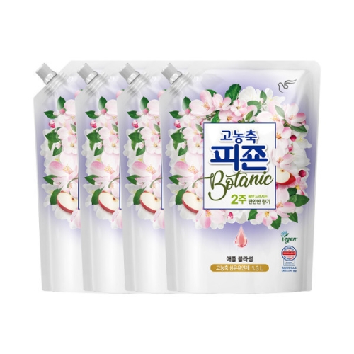 피죤 보타닉 애플 블라썸 리필 1.3L (4개)_이미지