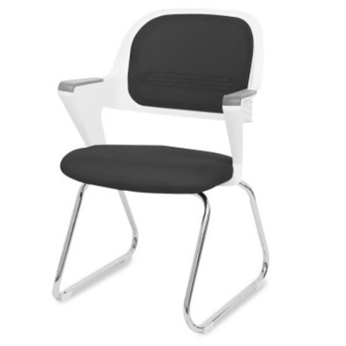 체어포커스 알라딘 화이트바디 고정 의자 AF-700 (패브릭좌판)