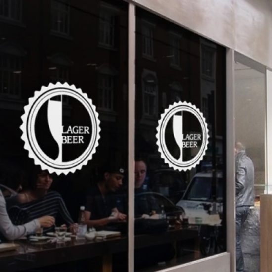 꾸밈 ch274 라거비어거품맥주포인트스티커