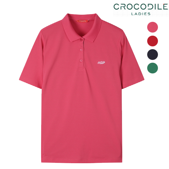 크로커다일레이디 카라넥 반팔티셔츠 CLBMTS908_이미지