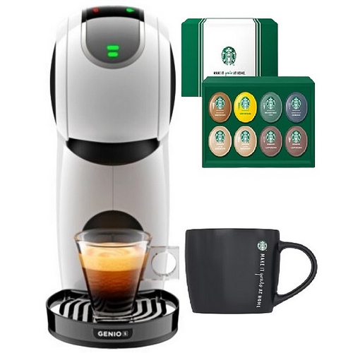 네스카페 돌체구스토 지니오S 터치 + 웰컴 키트 + 블랙머그 370ml