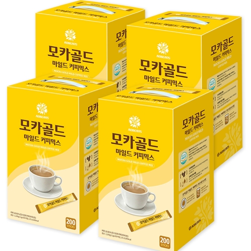 지노 로빈스 모카골드 마일드 200개입 (4개)_이미지