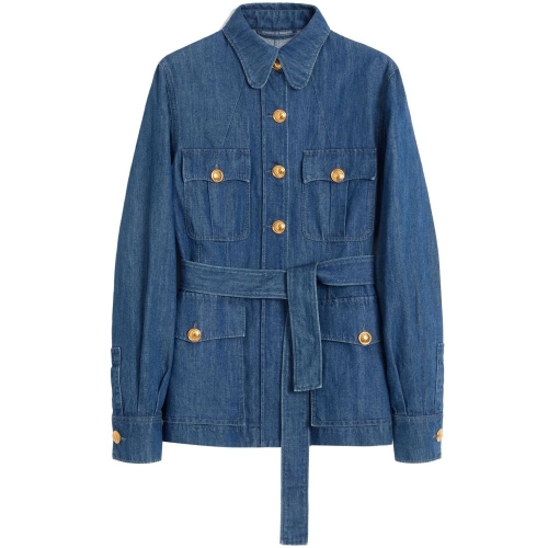 발렌티노 데님 SAFARI 자켓 B0021575250 6B3DC03J94C558