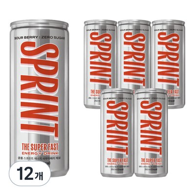 이그니스 클룹 스프린트 에너지 사우어베리 제로 250ml (12개)_이미지