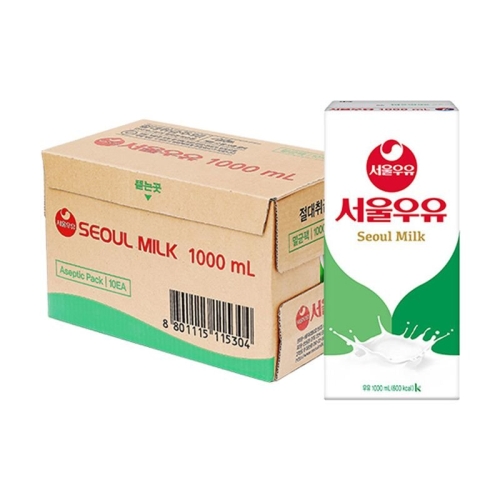 서울우유 멸균우유 1L (5개)_이미지