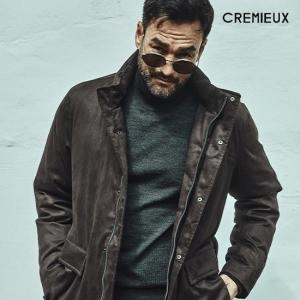 FAUX 스웨이드 구스 다운 점퍼 532273