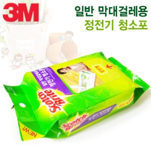 3M 스카치브라이트 일반 막대걸레용 정전기 청소포 30매입 정전기청소포 막대걸