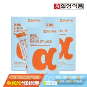 일양약품 프라임 알파CD 알파시클로덱스트린 3g 30포 (3개)_이미지