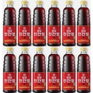  샘표 진간장 S 500ml [12개]