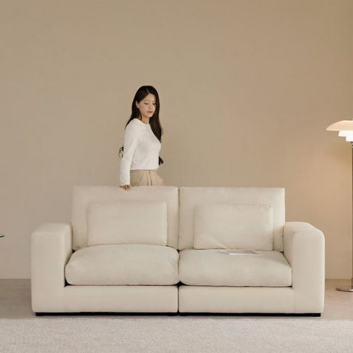 퍼니코 톰 클래식 구스 모듈 아쿠아텍스 패브릭 소파 3인용