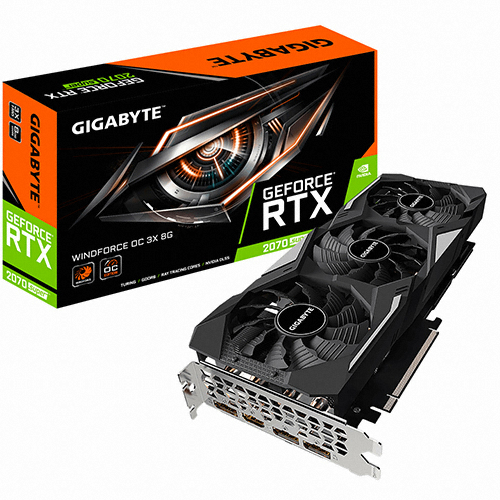 GIGABYTE 지포스 RTX 2070 SUPER WINDFORCE OC D6 8GB