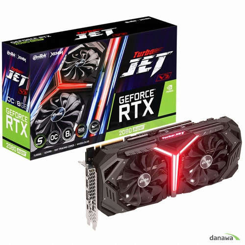 이엠텍 XENON 지포스 RTX 2080 SUPER TURBO JET V2 OC D6 8GB