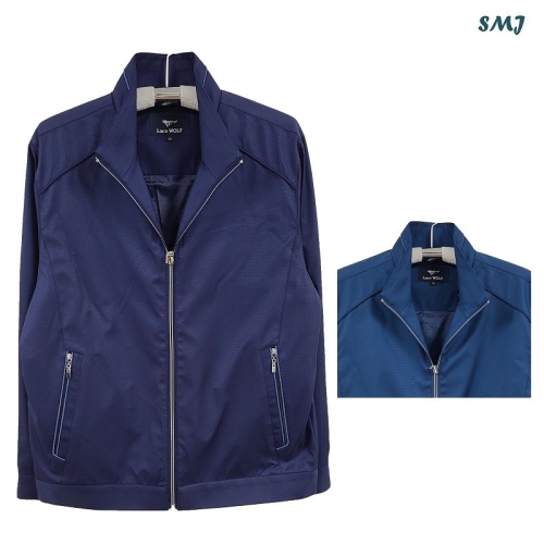  에스엠진 SMJ1166 남자 점퍼 바람막이 안감 중년 남성 봄 가을 일반핏