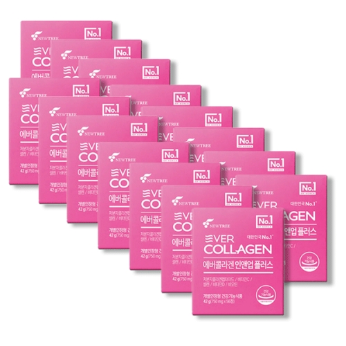 뉴트리 에버콜라겐 에버콜라겐 인앤업 비오틴 셀 750mg 56정 (15개)