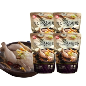 한성기업 맛있는 인삼 삼계탕 900g (4개)_이미지