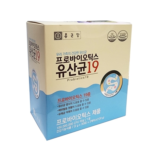 종근당 프로바이오틱스 유산균 19 2g 60포이미지입니다. 누르면 해당 게시물로 새창이동합니다.