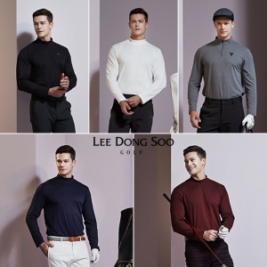  이동수골프 남성 웜 클라우드 기모 하프넥 5종