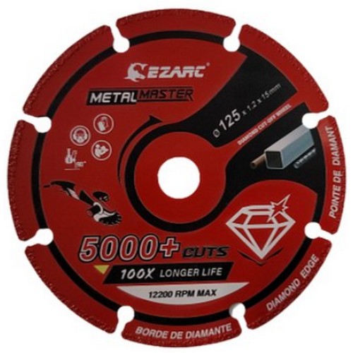 이작툴스 5인치 금속 다이아몬드 절단석 807125