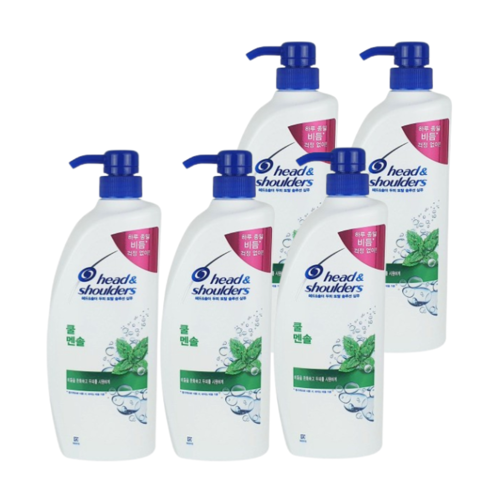 헤드앤숄더 쿨 멘솔 샴푸 850ml (5개)_이미지