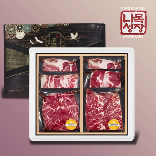 해비치FS 나성목장 1855 블랙앵거스 탑초이스 스페셜 구이세트2호 1.2kg (1개)_이미지