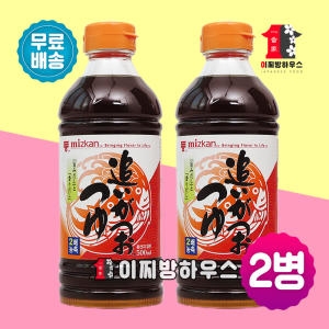 미즈칸 쯔유 500ml 만능간장 모밀 육수 일본소스 장국_이미지