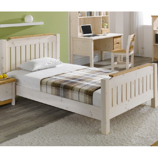 더리드 루나 레드파인 침대 Q (본넬스프링)_이미지