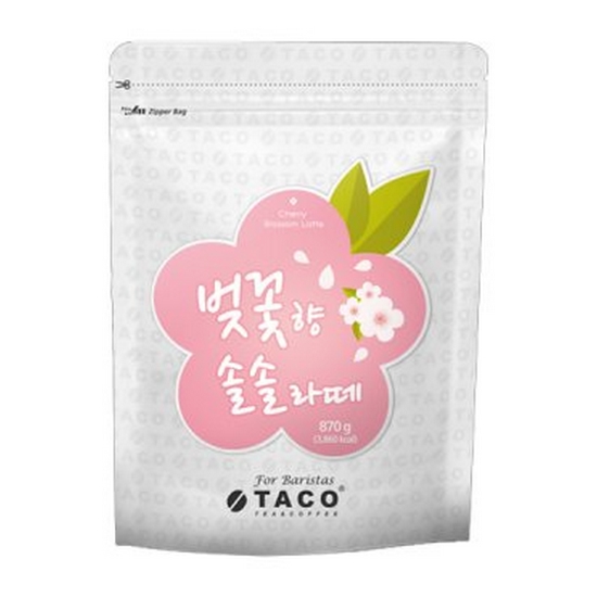 타코 벚꽃향 솔솔라떼 870g (1개)