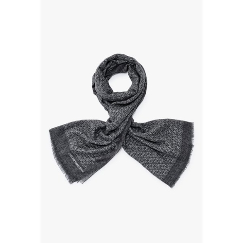 남성 이글 다이아 패턴 다크그레이 스카프 A515353003