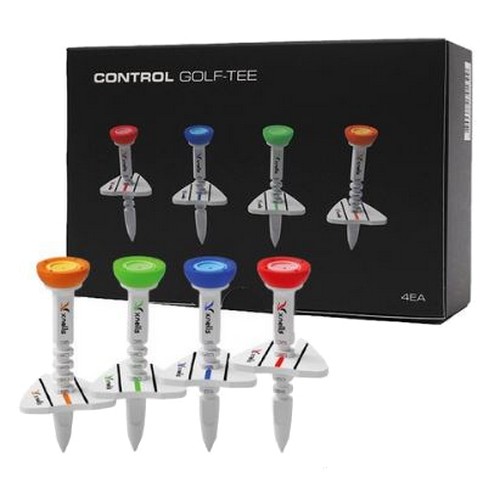 엑스넬스 에이밍 높이조절 컨트롤 골프티 (4개)_이미지