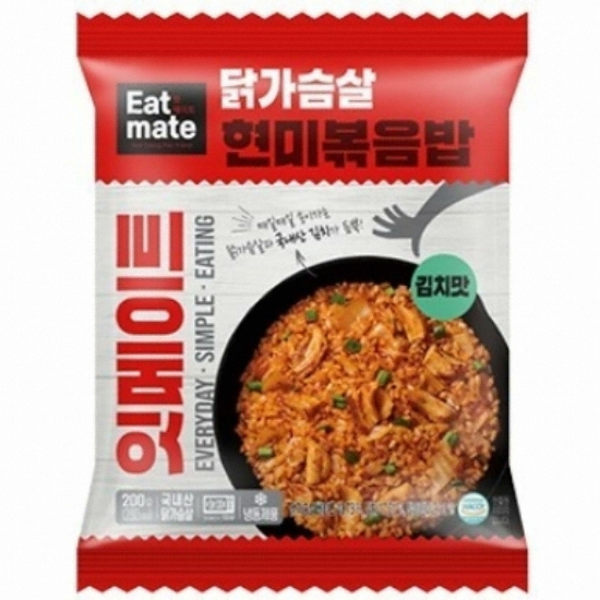 푸드나무 잇메이트 닭가슴살 현미볶음밥 김치맛 200g