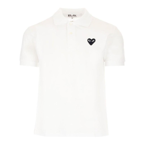 플레이 플레이 Black heart polo shirt AX-T066-0512