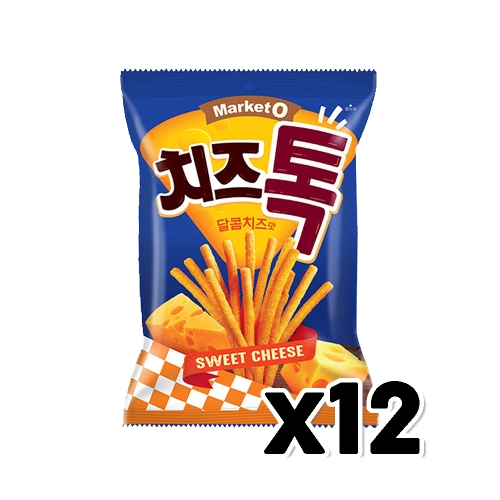 오리온 마켓오 치즈톡 달콤치즈맛 80g (12개)_이미지