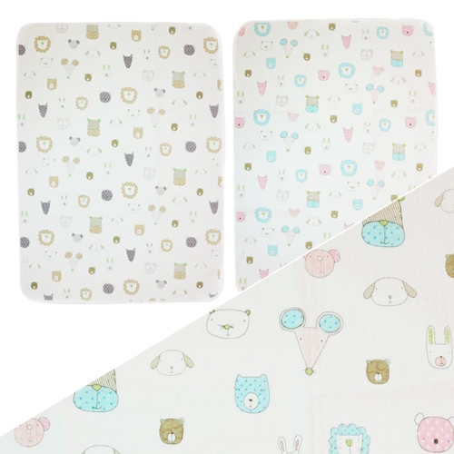 [불명] 신생아 아기 방수요 방수패드 미들사이즈 애니멀_이미지