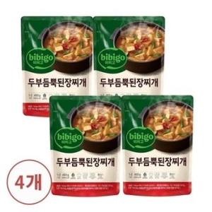 CJ제일제당 비비고 두부듬뿍 된장찌개 460g (4개)