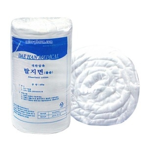  대한위재 롤솜 450g 탈지면 두루마리솜 안잘린솜