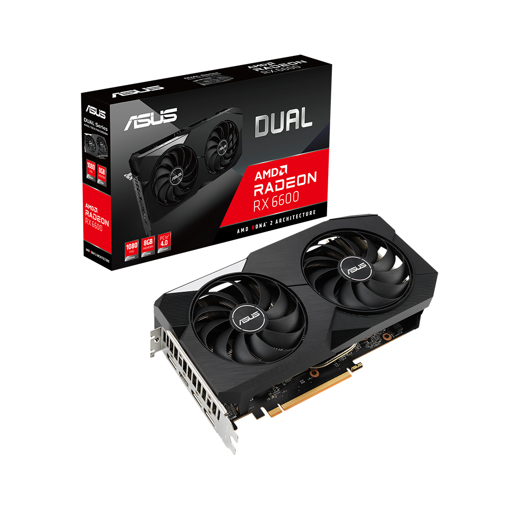 ASUS DUAL 라데온 RX 6600 D6 8GB 대원씨티에스_이미지