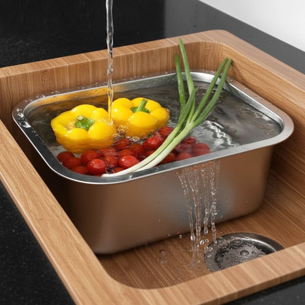 스텐사각 설거지통